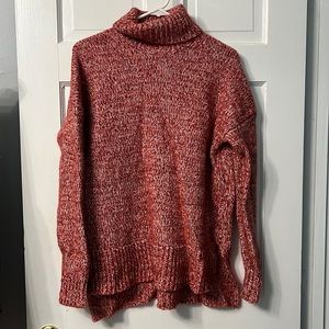 Red- wool J Crew Sweater. Like new